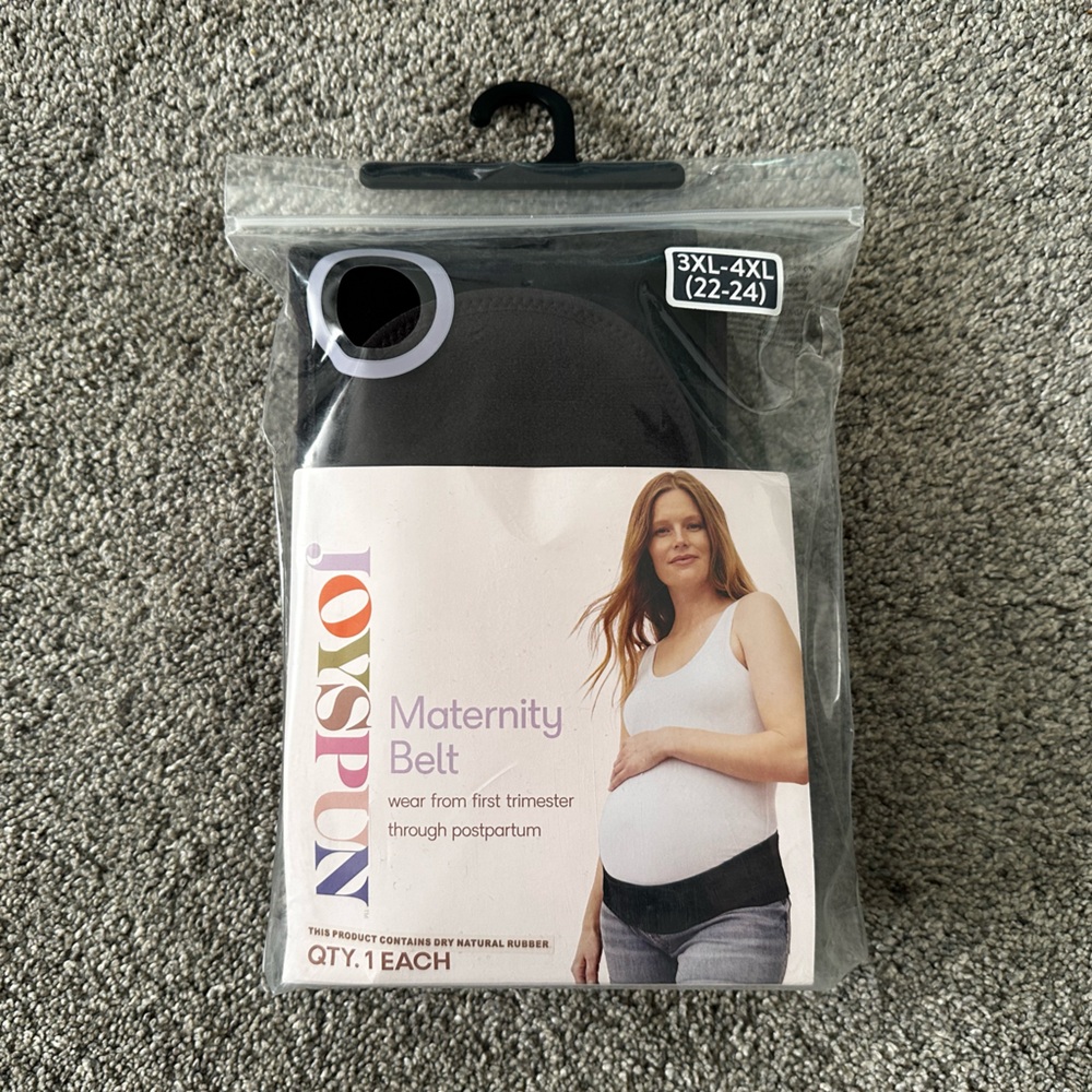 Joyspun | NWT Black Maternity Belt 1st Trimester-Postpartum Size 3XL-4XL (22-24)